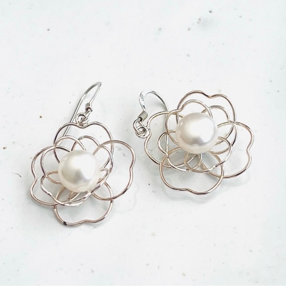 NWOT Earrings - all silver stamped - Picture 2 of 6